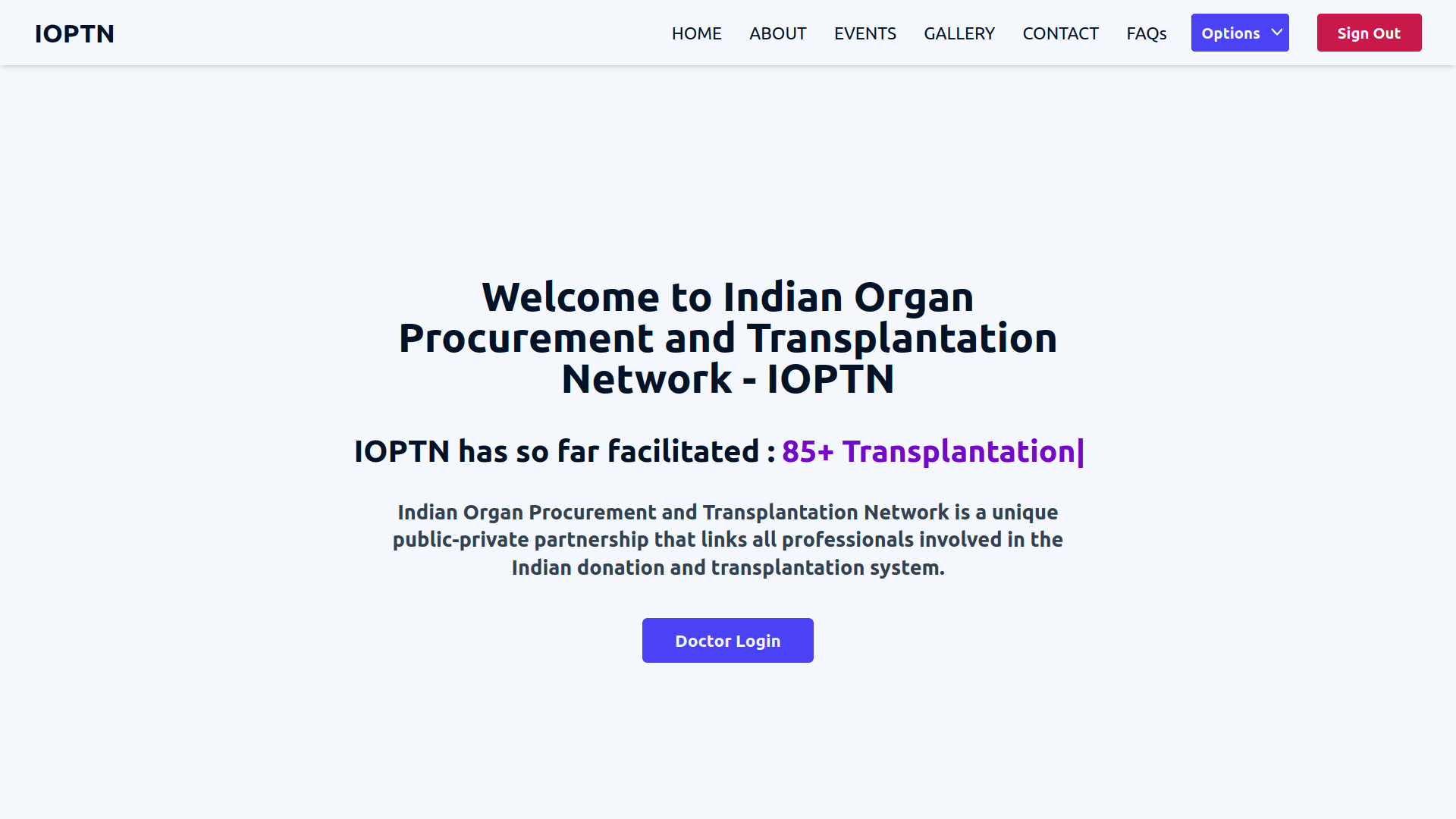 IOPTN Portal